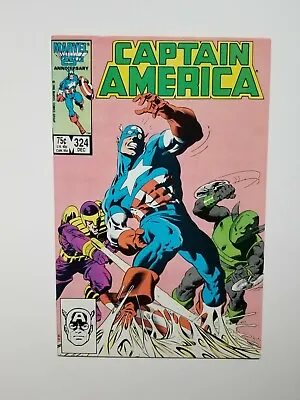 Buy Captain America #324 (1986) KEY! 1st Cameo Appearance Of Slug Marvel Comics • 19.79£