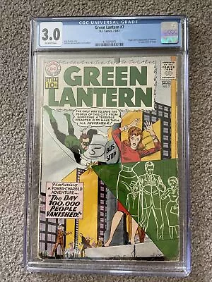 Buy Green Lantern 7 - Cgc - G/vg 3.0 - Origin & 1st Appearance Of Sinestro (1961) • 355.77£