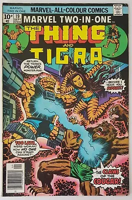 Buy Marvel Two In One #19, Marvel Comics 1976, The Thing & Tigra App, Bronze Age • 3.99£