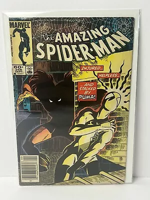 Buy Amazing Spiderman #256 Newsstand Marvel Comics 1984 Copper Age Boarded, Color • 11.79£