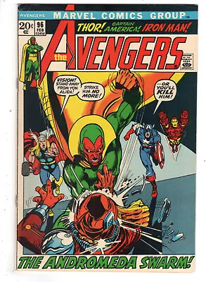Buy Avengers #96 (1972) - Grade 7.0 - The Andromeda Swarm - Captain Marvel App! • 39.72£