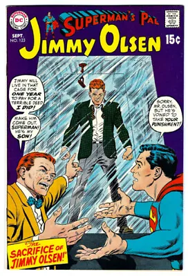 Buy Superman's Pal JIMMY OLSEN #123 In VF/NM Condition A 1969 Silver Age DC Comic • 23.72£