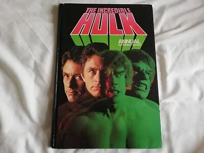 Buy The Incredible Hulk Annual 1979 Authorised Edition Marvel Book Lou Ferrigno • 3.50£
