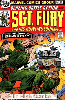 Buy SGT. FURY AND HIS HOWLING COMMANDOS (1963 Series) #133 Very Good Comics Book • 9.14£