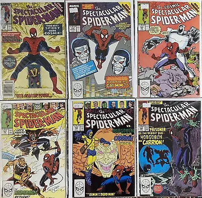 Buy 1988 Peter Parker Spectacular Spider-Man 158 159 160 161 162 163 NM • 14.99£