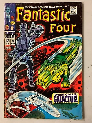 Buy Fantastic Four #74 Silver Surfer, Galactus 3.5 (1968) • 24.13£
