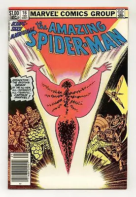 Buy Amazing Spider-Man Annual #16 FN 6.0 1982 1st Monica Rambeau 2nd Captain Marvel • 35.48£