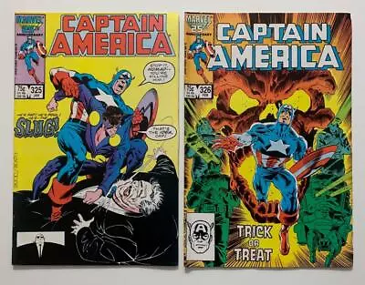 Buy Captain America #325 & #326 (Marvel 1987) 2 X FN/VF Copper Age Issues. • 10.88£