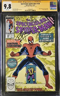 Buy * Spectacular SPIDERMAN #158 CGC 9.8 SS Conway 1st Cosmic Spidey! (2768949021) * • 319.77£