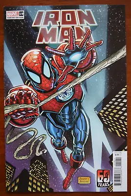 Buy Iron Man #19 Cover B Jurgens Spider-man Variant Marvel 2022 Eb255 • 2.40£