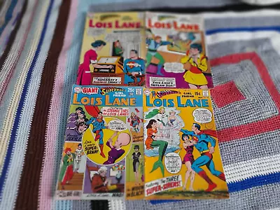 Buy 4 Superman's Girl Friend Lois Lane Comics Nos 44 46 95 97 1963-1969 DC Box 54 • 20£