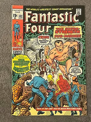 Buy Fantastic Four #102 (RAW 7.5 MARVEL 1970) Stan Lee & Jack Kirby • 79.06£