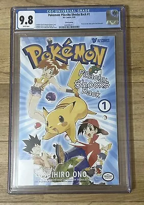 Buy Pokemon: Pikachu Shocks Back #1 CGC 9.8 5th Printing 1999 Viz Comics 👾 • 84.37£