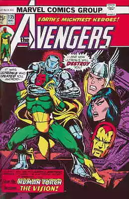Buy Avengers, The #135 (Mark Jewelers) VG; Marvel | Low Grade - Origin Of Vision - W • 18.94£