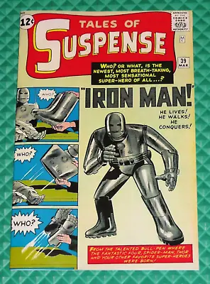 Buy Tales Of Suspense #39 Facsimile Cover Marvel Reprint Interior 1st Iron Man 1963 • 63.19£
