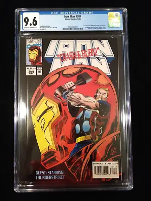 Buy Iron Man #304, CGC 9.6, Marvel Direct, May 1994, 1st Hulkbuster Armor! • 79.05£