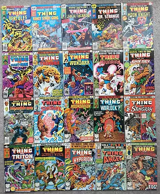 Buy Marvel Comics - Marvel Two-in-One 20 Issue Lot From 1970's - 80's Various Grades • 19.50£