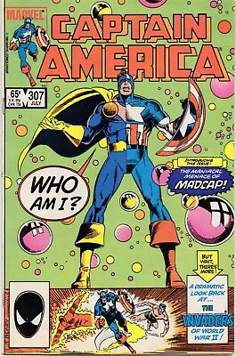 Buy Captain America #307 Marvel Comics (1985) 1st Madcap Appearance • 8.80£