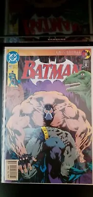 Buy DC Knightfall Batman #497 Newsstand 1993 VF Breaking Of The Bat Bane#1 9.9+!!!! • 285.96£