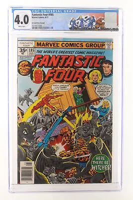 Buy Fantastic Four #185 - Marvel Comics 1977 CGC 4.0 1st Appearance Of Nicholas Scra • 78.08£
