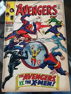 Buy The Avengers #53 The Avengers Vs The X-Men (1968) • 65£