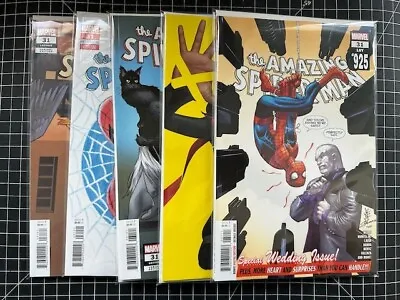 Buy Amazing Spider-Man #31 Giant Size A-E Covers, 2nd Prnt, #32,33,34,35,36 W/Var • 94.65£