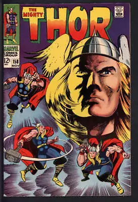 Buy Thor #158 6.5 // Origin Of Dr. Donald Blake/thor Retold Marvel Comics 1968 • 40.21£
