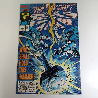 Buy Mighty Thor #459 - Marvel Comics 1993 - Key 1st Eric Masterson Thunderstrike • 8.50£