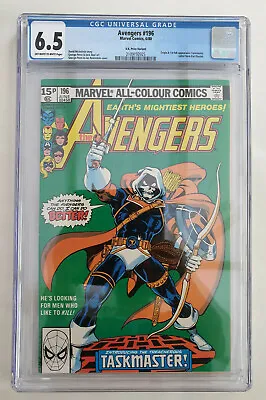 Buy Avengers 196 CGC 6.5 1st Full Appearance Of Taskmaster *Marvel, 1980, UK Seller* • 99.99£