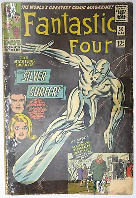 Buy Fantastic Four #50 1st App Wyatt Wingfoot Marvel Comics (1964) • 80.96£
