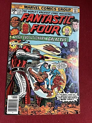Buy Fantastic Four #175 VFN/VFN+ 1976 *HIGH EVOLUTIONARY Vs GALACTUS!* • 15.99£