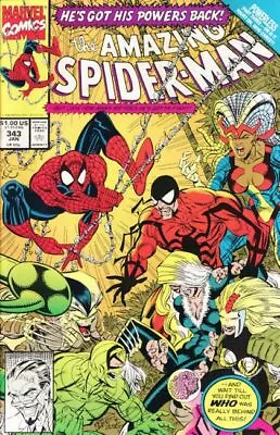 Buy AMAZING SPIDER-MAN #343 (Spider-Man) NM | KEY! 1st CAMEO APP. CARDIAC! • 3.93£