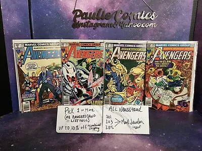 Buy Pick-Avengers 201 202 203 205 3-Mark Jewelers Marvel Comics Ultron Thor Vision • 6.43£