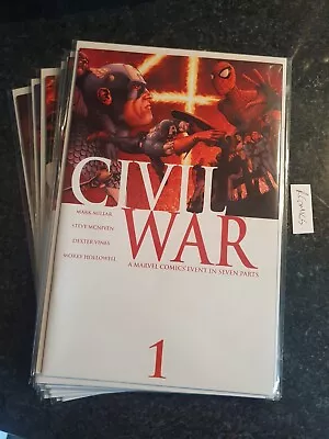 Buy Civil War 1-7 Vfn Landmark Full Set • 1.20£