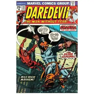 Buy Daredevil (1964 Series) #111 In F + Condition. Marvel Comics [p%(stamp Included) • 59.22£