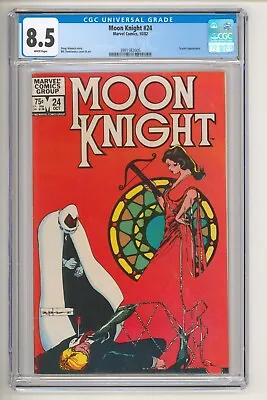 Buy Moon Knight #24 Bill Sienkiewicz Cover CGC8.5 • 39.42£