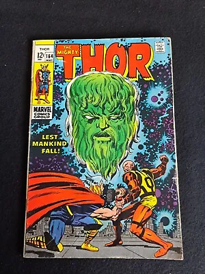 Buy The Mighty Thor 164 Marvel Comics 1969 3rd Appearance Of Him (Warlock) • 27.98£