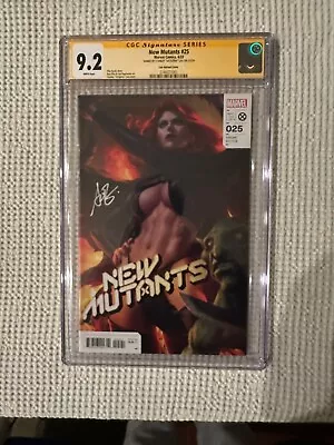 Buy New Mutants #25 1:50 CGC 9.2 SS Signed ArtGerm • 99.94£
