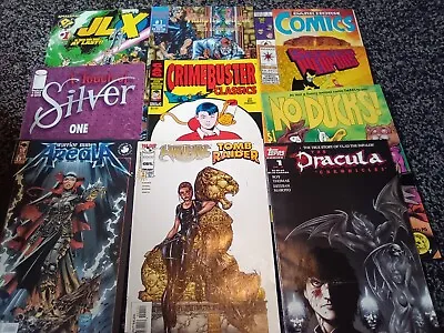 Buy COMIC COLLECTION , 10x NO. 1's INDEPENDANT PUBLISHERS DRACULA TOMB RAIDER + .C.1 • 8.99£