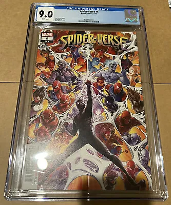 Buy Spider-Verse #6 CGC 9.0 Low Print Run Lots Of 1st Spider Characters 2020 • 157.27£