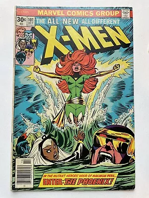 Buy X-MEN #101 Marvel Comics 1976 1st App. Phoenix 🔥🔑 • 276.71£