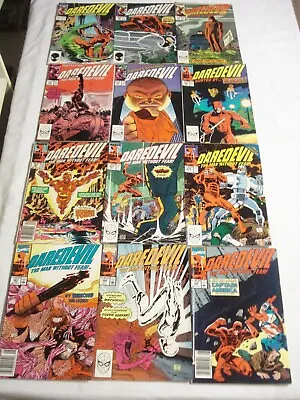 Buy 12 Daredevil Marvel Comics #247, #250-#253, #258, #261, #274, #275, #281-#283 • 7.99£