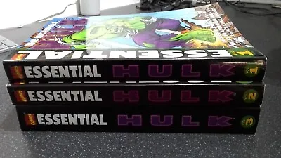 Buy Essential Hulk Vols 1 2 3 First 3 Volumes Very Good/ Good Condition • 26.99£