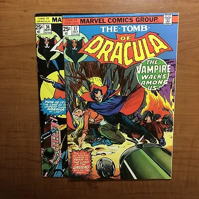Buy Tomb Of Dracula #36 37 (1975) 7.5 VF Marvel Bromze Age Brother Voodoo Comic Book • 15.80£