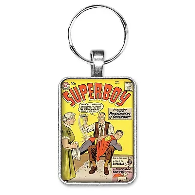 Buy Superboy #75 Classic Spanking Cover Key Ring Or Necklace DC Comic Book Jewelry • 10.25£