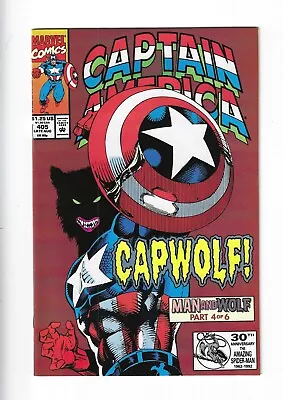 Buy Captain America #405 Marvel 1992 1st Appearance CAPWOLF • 7.89£