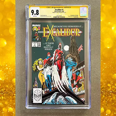 Buy 🔥 Excalibur #1 CGC 9.8 Signed By Chris Claremont 1st Appearance Of Widget 🔥 • 236.51£