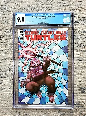 Buy Teenage Mutant Ninja Turtles #113 CGC 9.8 Kevin Eastman Variant Cover - IDW 2021 • 60.05£