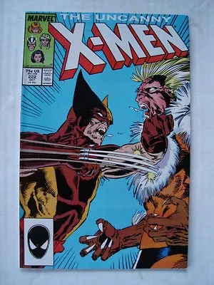 Buy X-men Uncanny #222 Marvel Sabretooth Battles Wolverine October 1987 • 24.99£