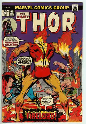 Buy Thor #225 7.0 // 1st Appearance Of Firelord Marvel 1974 • 105.47£
